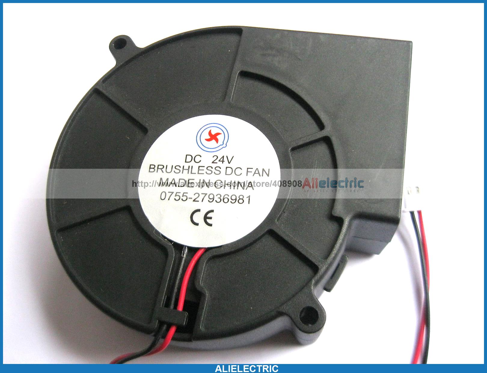 4 pcs x Brushless DC Cooling Blower Fan 9733 12V / 24V 9733s 2pin