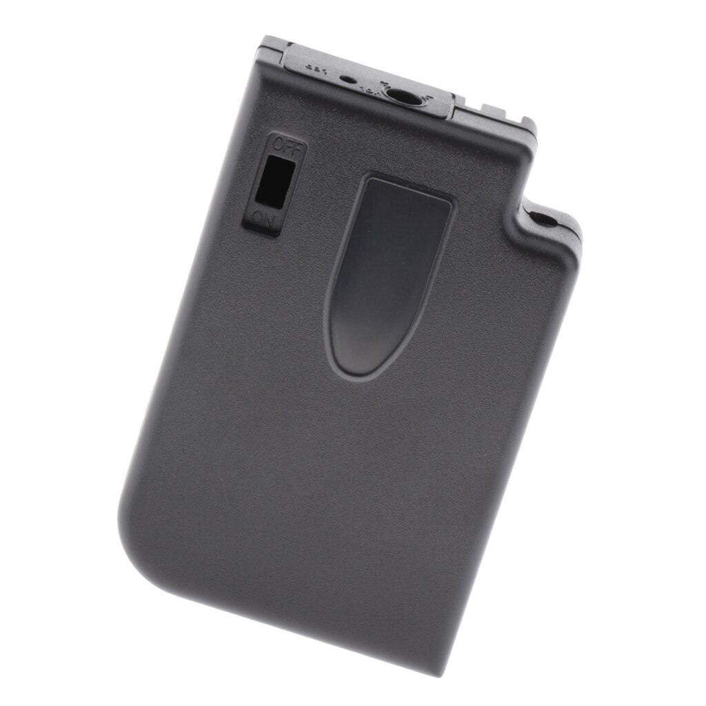 Black Mic Microphone Bodypack Transmitter Assembled Shell 6.5 X 10 X 2cm