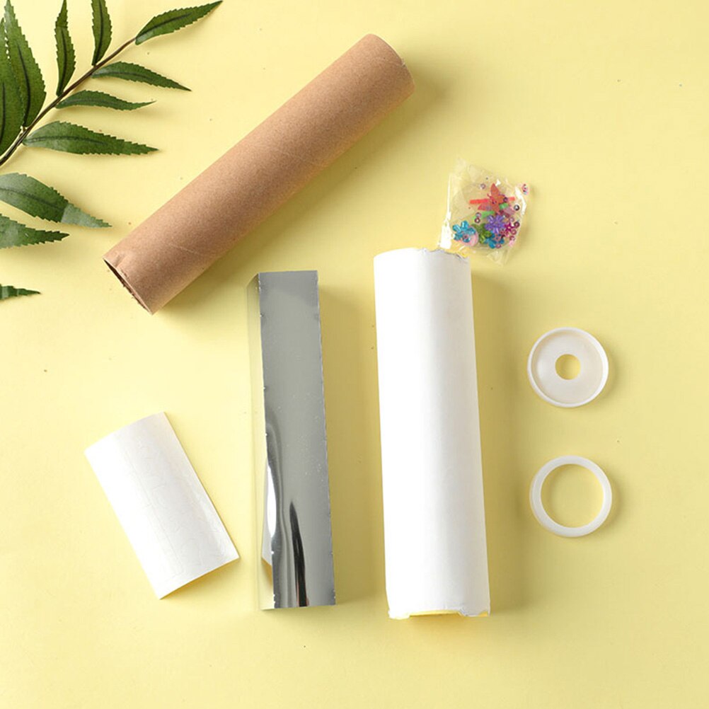 Kit de fabrication de kaléidoscope vierge, 3 pièces, matériel de fabrication fait à la main, jouets éducatifs pour enfants