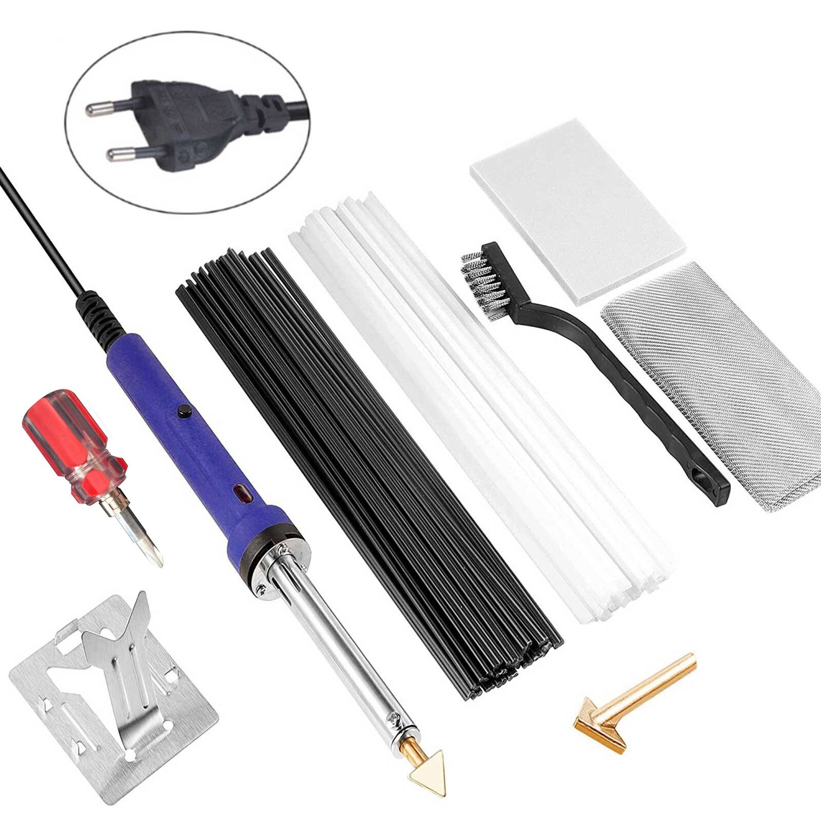 Plastic Welding Kit Help Repair Broken Plastic Parts Adjustable Temperature