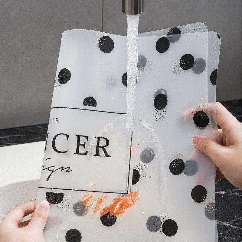 1pc antislip servies warmte-isolatiematten placemat anti-olie kom bord mat eva materiaal transparante placemats bekermat