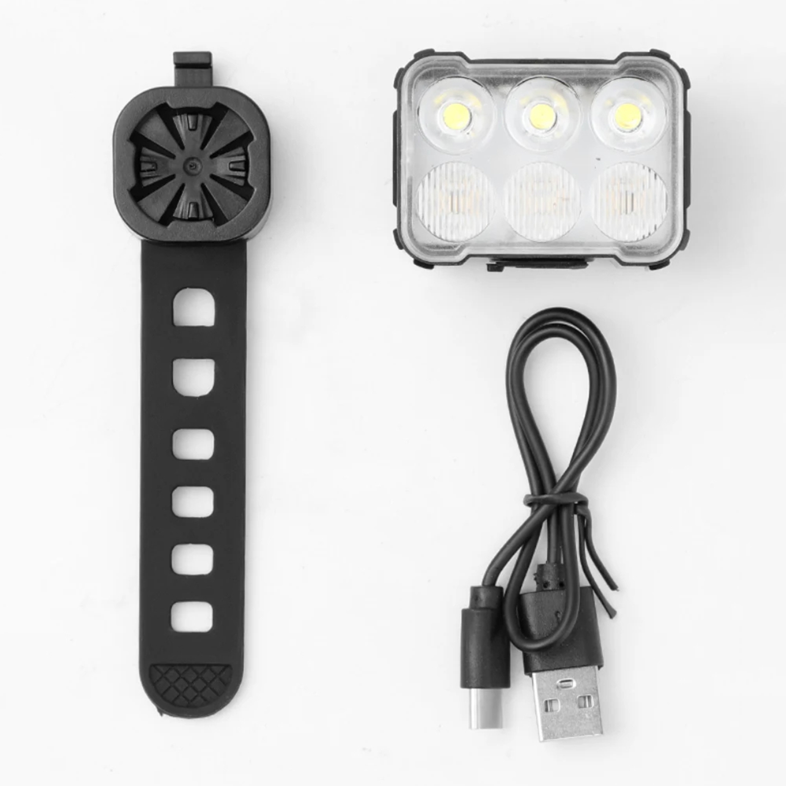 Bike LED Front Rear Lights 6 LED MTB Road Bike Lamp USB Rechargeable Cycling Light Lamp Bicycle Headlights Cycling Accessories