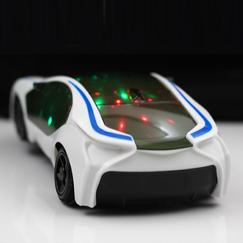 3D Supercar Stijl Elektrische auto Speelgoed Met Wiel Lights & Music Kinderen Jongens Meisjes