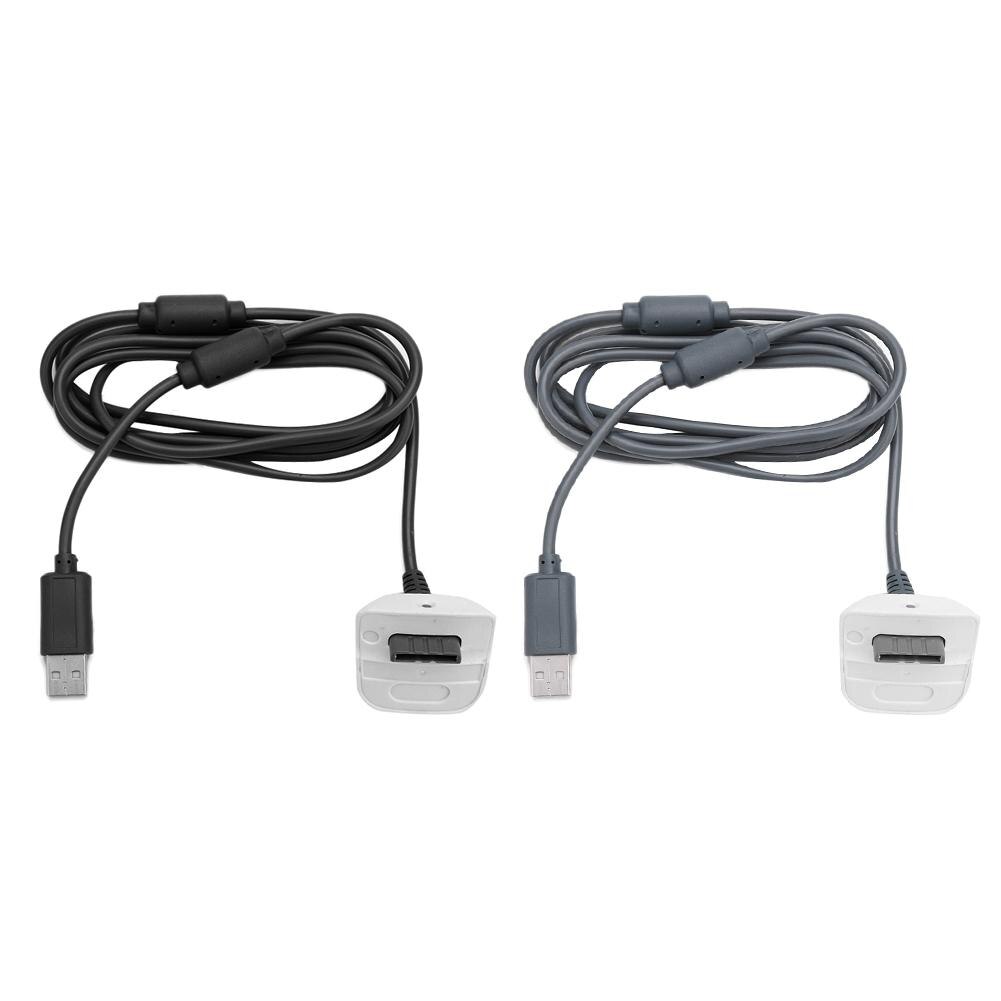 1.8m Dual Magnetic Ring USB Charging Cable for Xbox 360 Wireless Controller