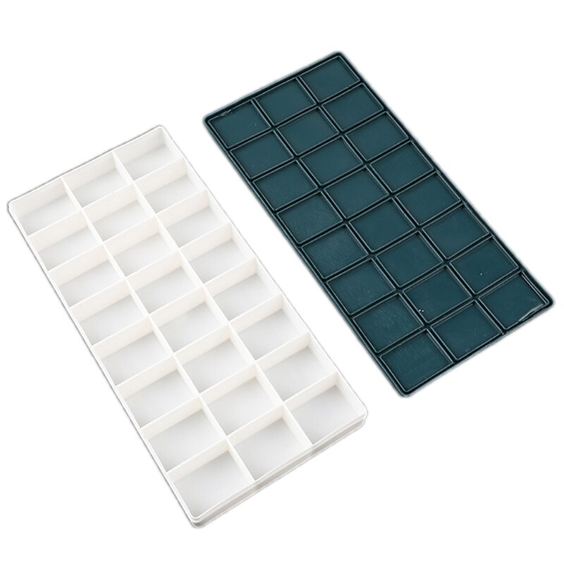 Artist Paint Saver Palette Box Painting Storage Tray with Lid for Watercolor Acrylic Gouache Oil Paint Art Supplies: 3