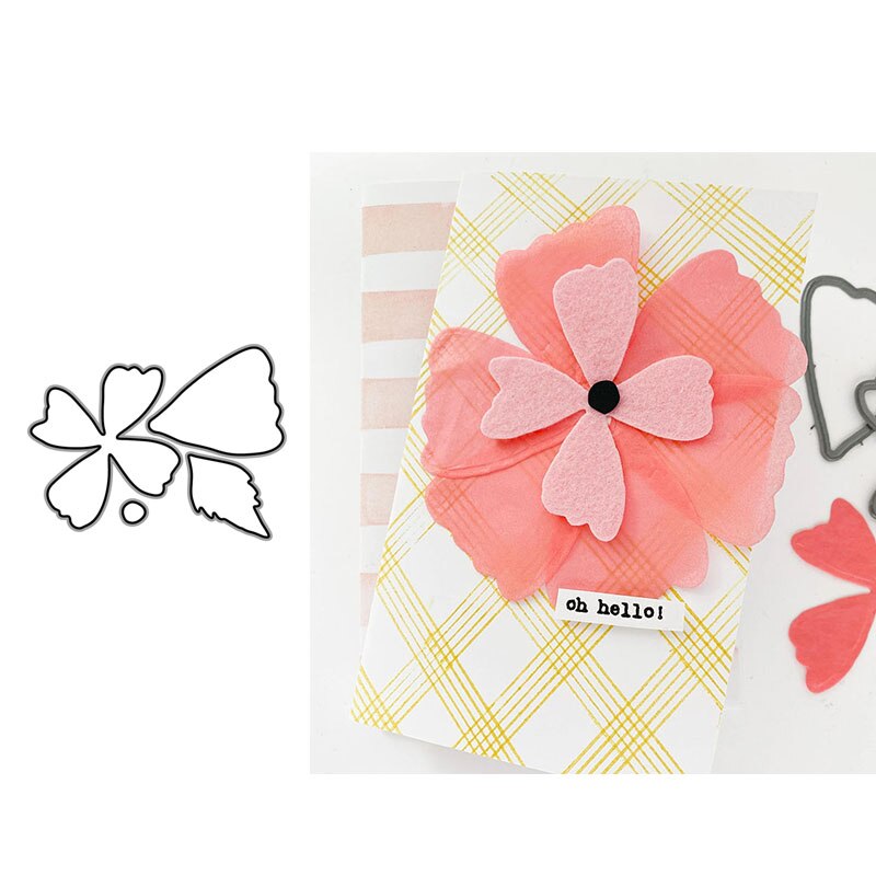 Ch blomster stencil metal skære matricer til scrapbog praksis hands-on diy album kort håndlavede værktøjer: 2