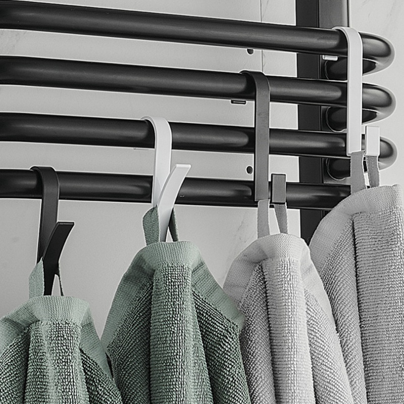 1Stck Heizung Haken Schlecht Handtuch Aufhänger Gestell Heizkörper Schiene Halterung Mantel Haken Kleidung Schal Gestell Abnehmbare Raum Aluminium Haken
