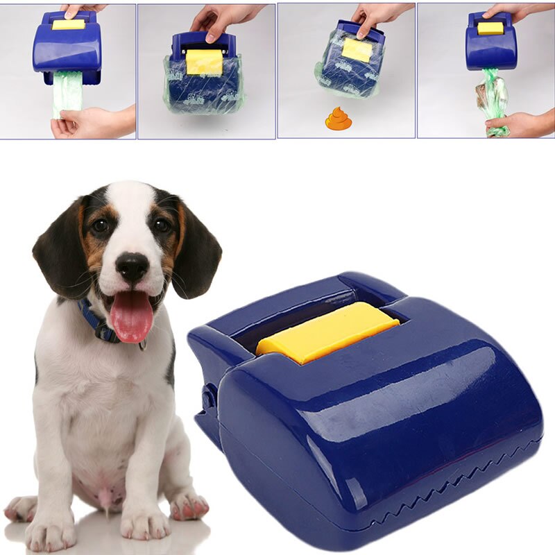 Pet Dog Cat Puppy Pooper Scooper Waste Tool Handle Clean Poop Pick up Portable
