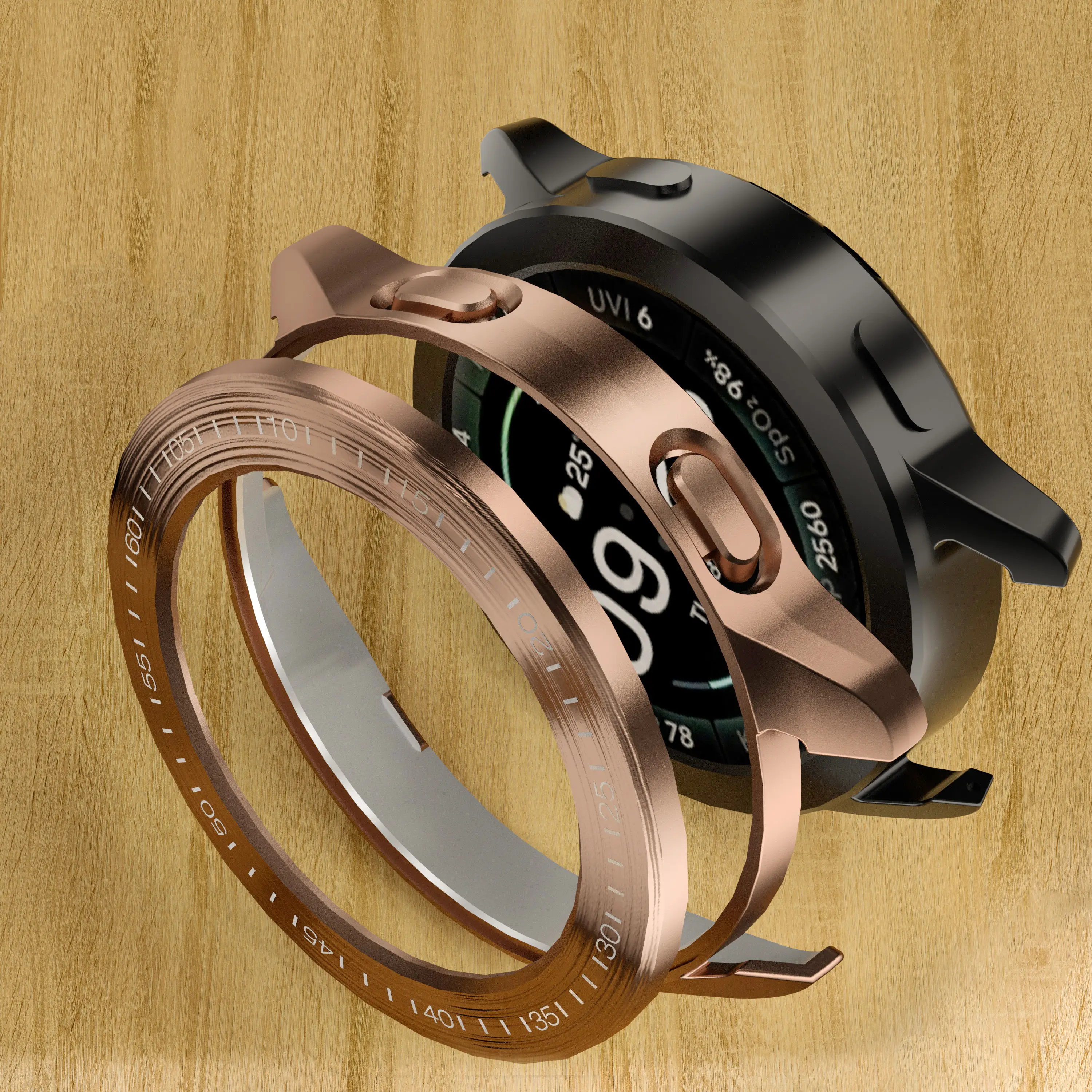 Abdeckung für Xiaomi Mi Uhr S3 fallen Zubehör PC Schutz Hülse für Mi Uhr S3 Galvani Draht Zeichnung Hohl fallen + lünette