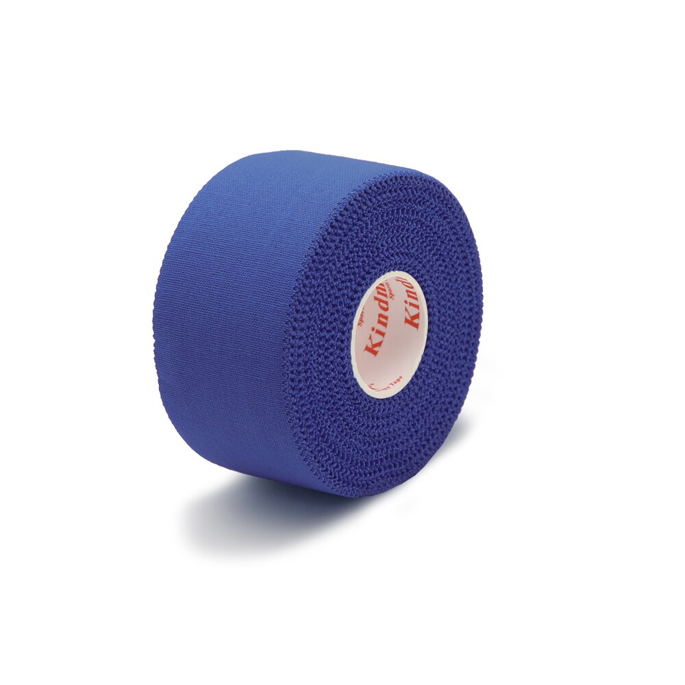 Kindmax Alle Baumwolle Sport Band Kinesiologie Taping UNS Stil Farbige Gezackten Starre Athletisch Band Strain Injury Unterstützung Rolle: Dark Blue / 3.8CMx13.7M