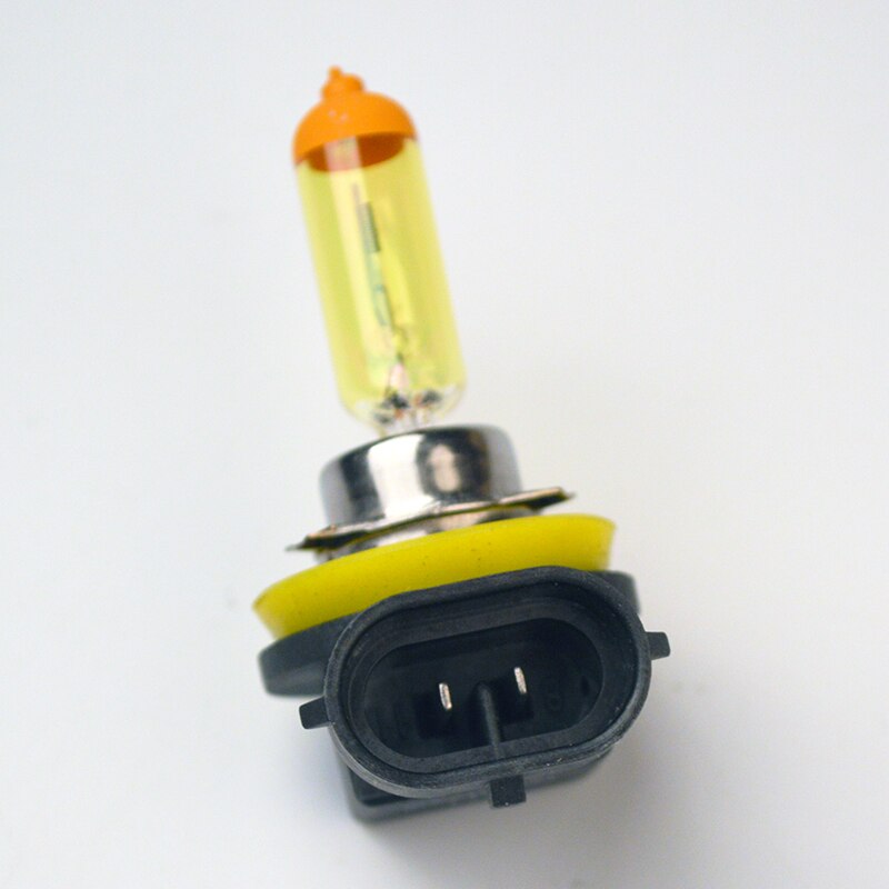 Hippcron H11 Geel Halogeenlamp 12V 55W 2 Stuks PGJ19-2 3000K Auto Lamp Quartz Glas Auto Fog licht
