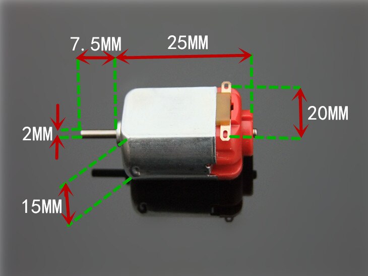 20 stks Micro 130 motor/speelgoed motor/kleine DC motorsfor wetenschappelijke experimentele model auto/boot