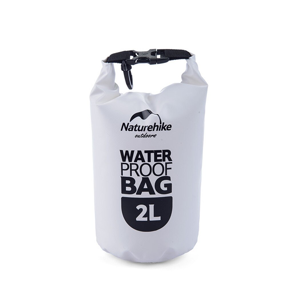2l 5l reisesurfingvesker mobiltelefon vanntett veske utendørs bading elverafting bag strand vannforseglet veske veske deksel: Hvit 2l