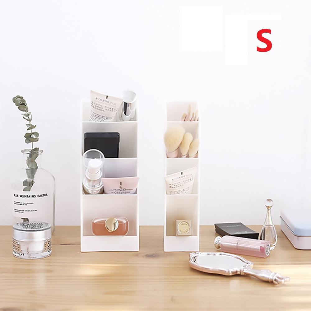 Four-Grid pen holders Desk Storage Box Drawer desktop organizer Inclined office pink desk accessories supplies stationery holder