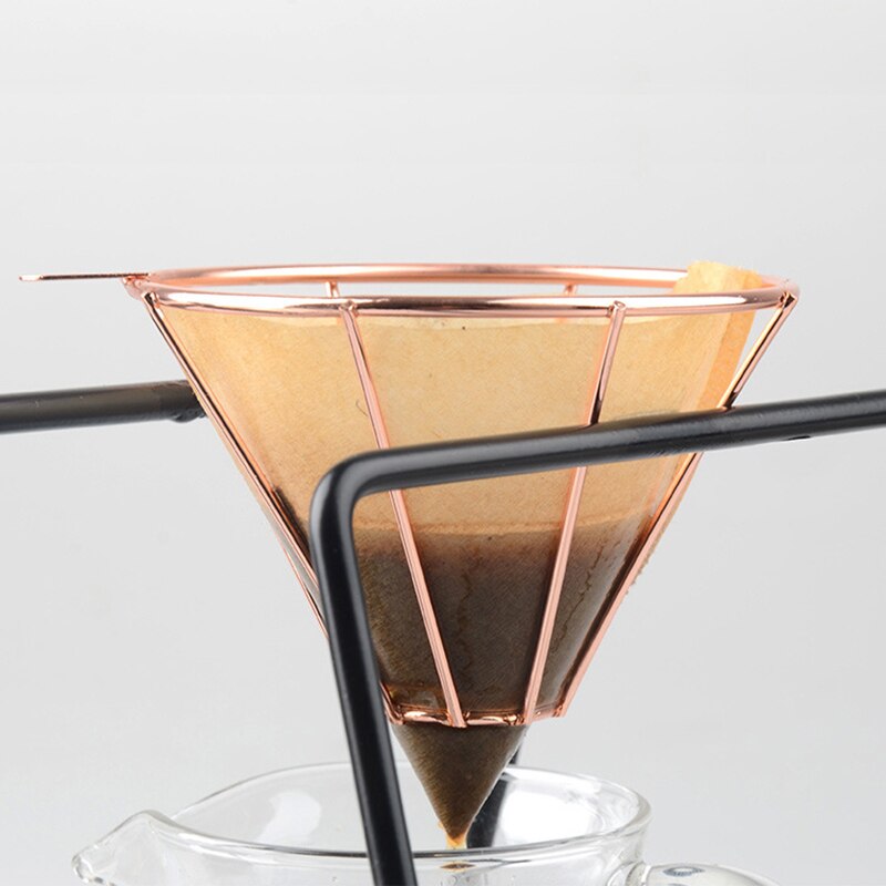V60 Metal 1 4 Cups Coffee Filter Holder Copper Bre Grandado
