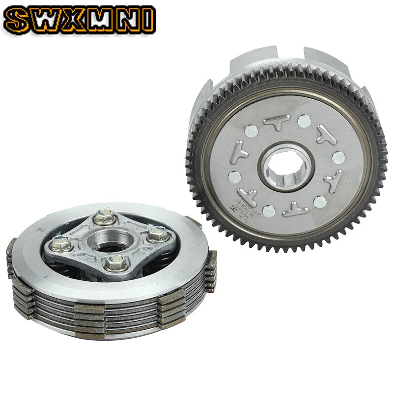 Lifan 140cc Complete Manual Clutch kit For 55mm Bore lifan 140 140cc 1P55FMJ Horizontal Kick Starter Engines Dirt Pit Bike