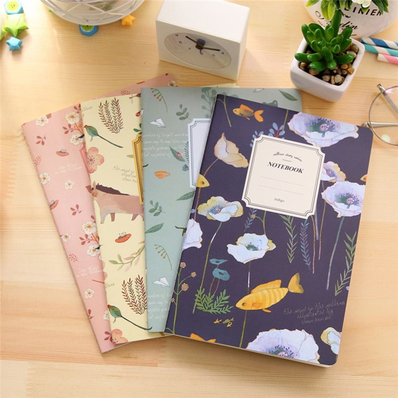 Cute Nature Animal Plant A5 Notebook 32 Page Notepad Diary Journal Planner Stationery Office School supplies
