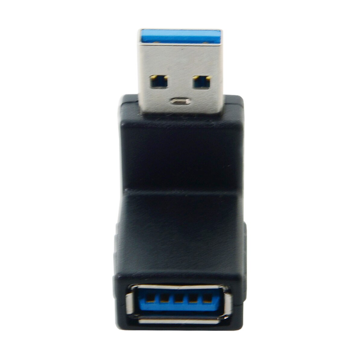 Zihan Low Profile Up Angled USB 3.0 Adapter A Male to Female