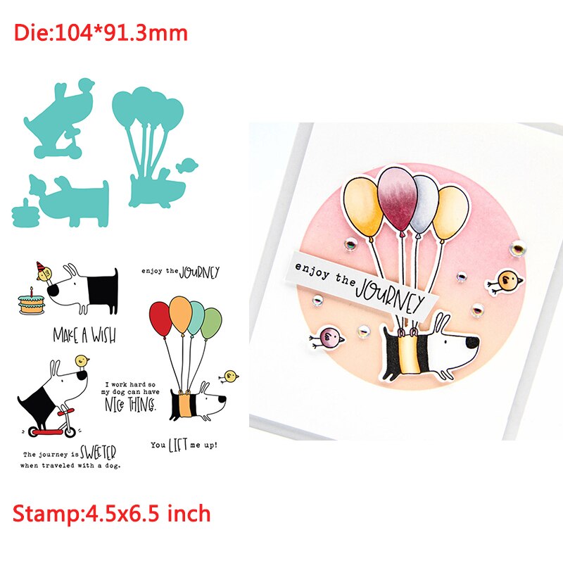 Ensemble d'animaux drôles de petits monstres assortis aux mots tampons et matrices en silicone transparents pour le scrapbooking et la fabrication de cartes d'album photo diy: 13