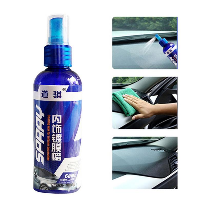 60ml Car Coating Agent Car Interior Anti Scratch Hydrophobic Polish Nano Coating Agent Fog-Free Protection Coating Agent Car