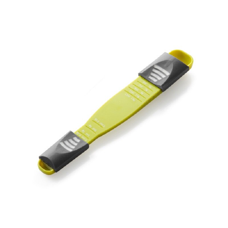 Adjustable Measuring Spoon Plastic Milk Seasoning Flour Scoop with Scale Kitchen Measuring Cups: Default Title