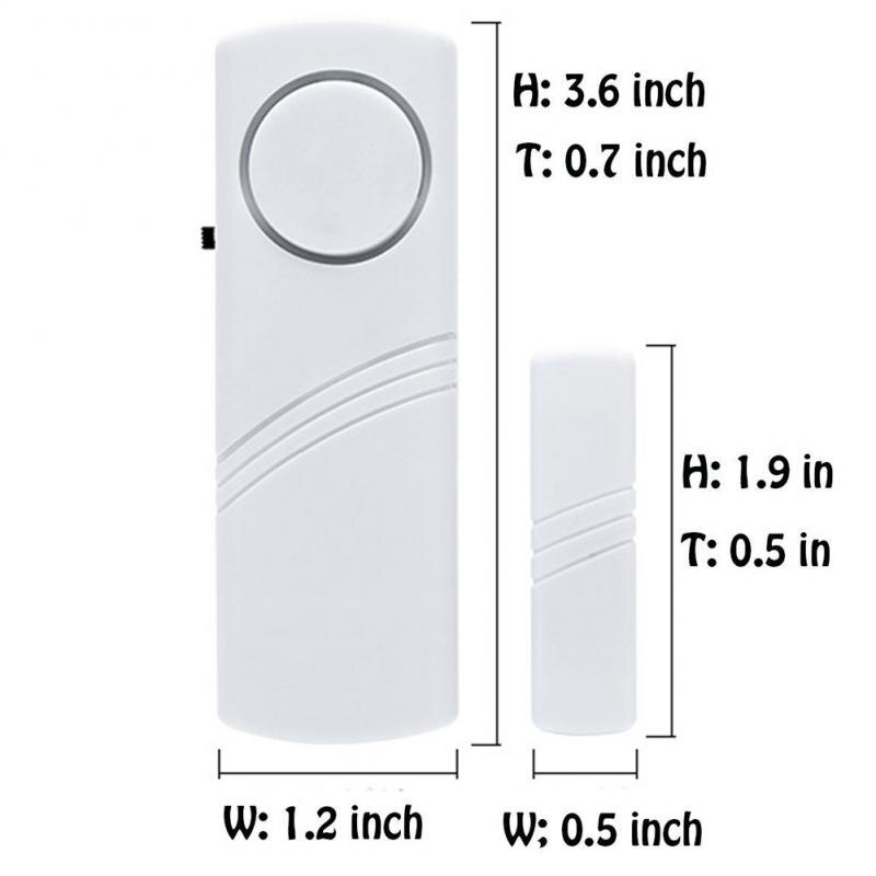 Wireless Remote Control Magnetic Sensor Door Window Home Security Burglar Alarm Home Safety Wireless Longer System Safety Device