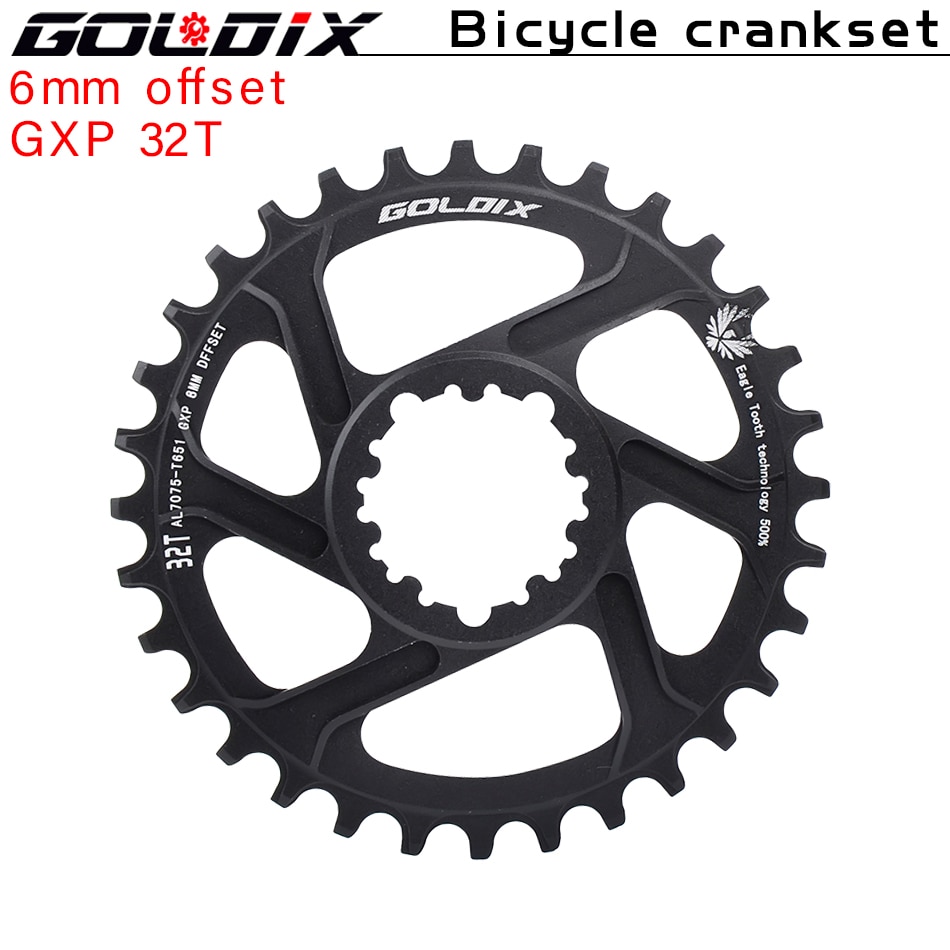 Goldix Gxp Bike Mtb Mountainbike 30T/32T/34T/36T/38T crown Fiets Kettingblad Voor Sram 11/12S Nx Xx Xo Gx GXP11 Enkele Schijf T