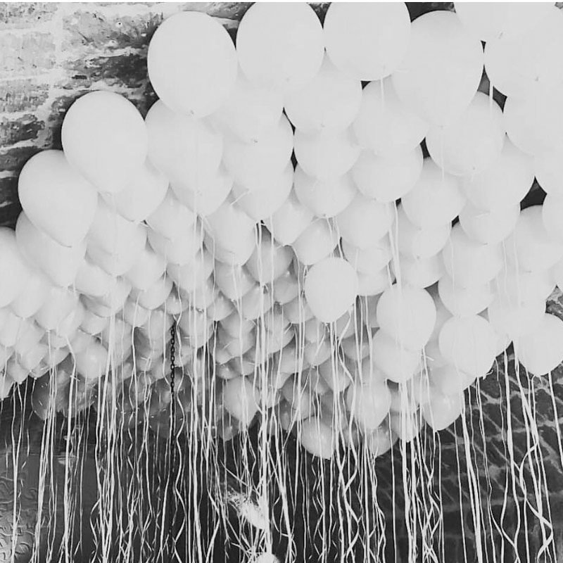 100/50 stk matte hvide latexballoner fødselsdag bryllupsfest dekorationer air helium balloner børn baby shower baloons  s6xn