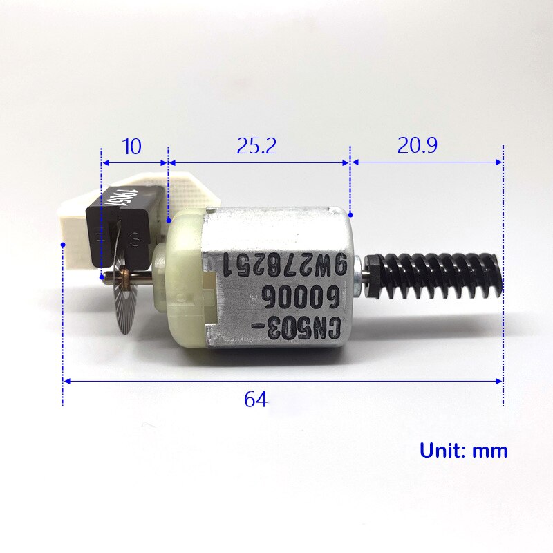 JOHNSON Electric 130 Photoelectric Encoder Speed Measuring Motor Code Disc DC 5V-12V Volt 32 Wire AB Phase Precision 6V 7.2V 9V