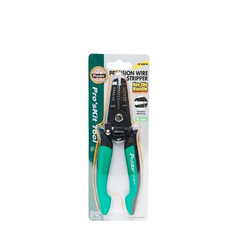 Proskit CP-3001D two-color electronic wire stripping pliers, wire cutters, crimping pliers, electrician wire strippers