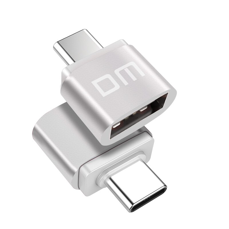 Dm Type C Adapter Usb C Male Naar USB2.0 Femail Usb Otg Converter Voor Apparaten Met Type C Interface