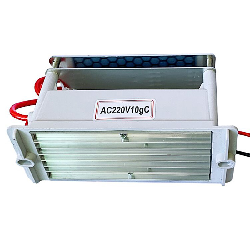 220V 10g Portable Ceramic Ozone Generator Double Integrated Long Life Ceramic Plate ozonator air Water Cleaner Air Purifier