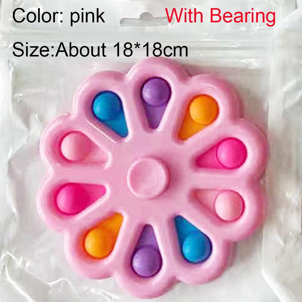 Early Educational Autism Special Need Simple Dimple Fidget Toys Pack Fit Brain Toy Stress Anti Stress Fidget Hand Spinner: 09