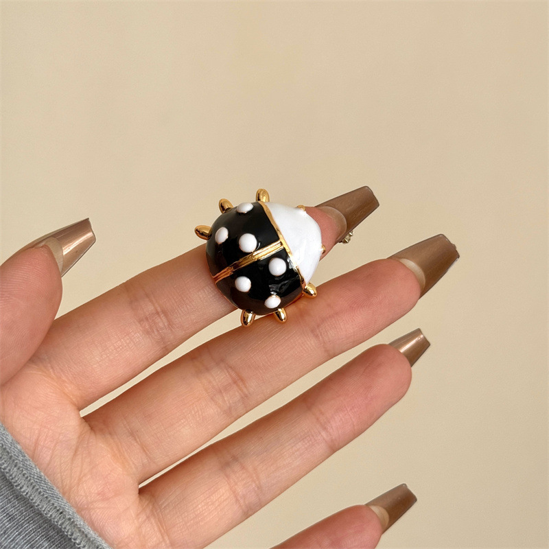 HangZhi Vintage esmalte Rhinestone insecto anillo colorido lindo mariposa escarabajo Punk Y2K joyería para mujeres