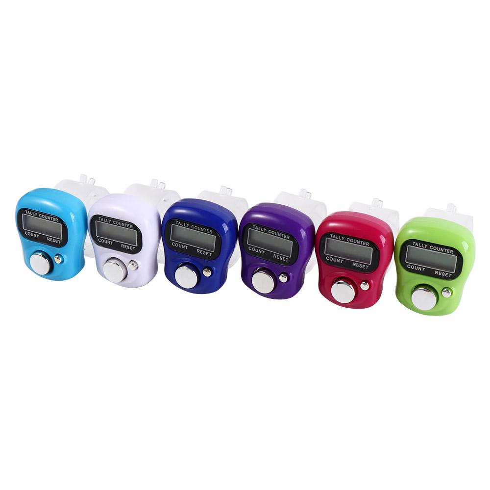 ClUNICEF-Mini compteur de pointage de bague de doigt, compteur de coups tenu dans la main électronique, outil de pointage de compteur de nucléocompteur numérique ogo