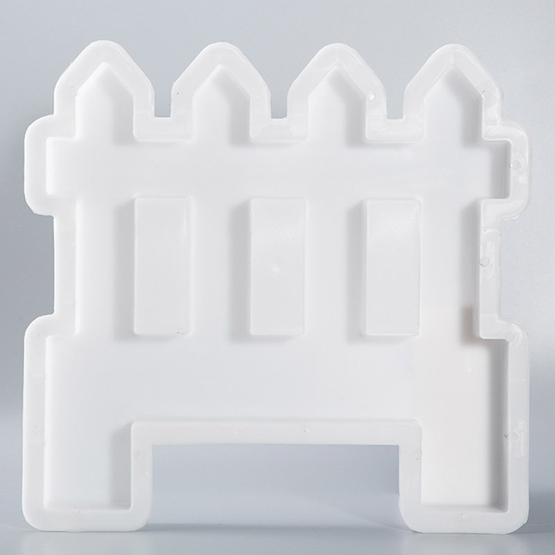 Concrete Molds Diy Garden Fence Cement Plastic Mold Green Belt Cement Brick Concrete Mold Great for Paving Molds White