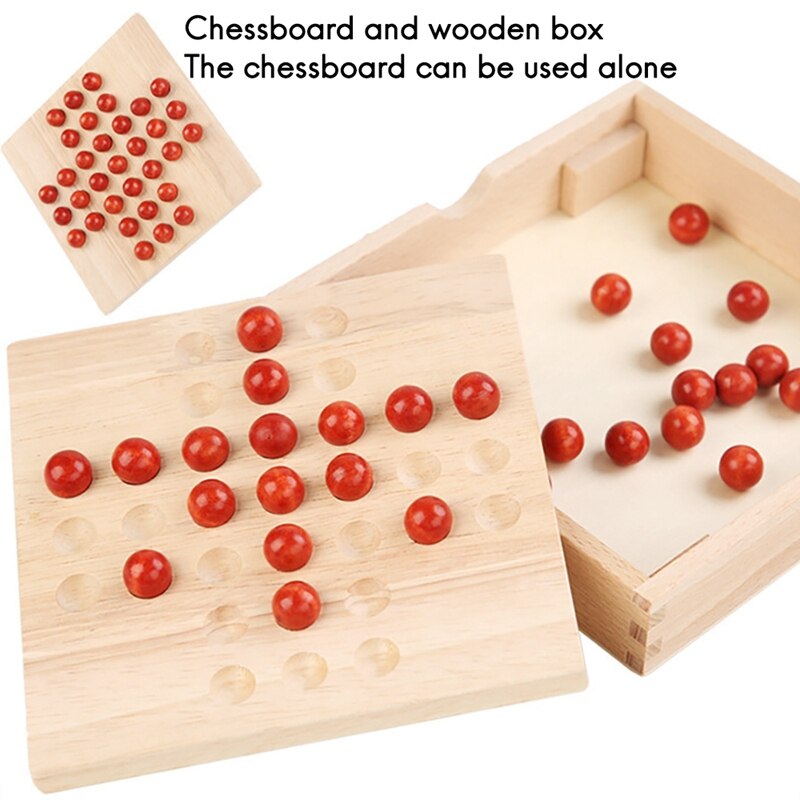 Fbil-drewniane klasyczne niezależne diamentowe szachy dziecięce puzzle szachy Kongming szachy pojedyncze szlachetne szachy rekreacyjne zabawki