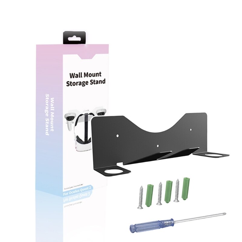 Universal VR Wall Shelf Universal Mount Stands Compatible with quest 2 Headset Holders VR Display Stands T84D