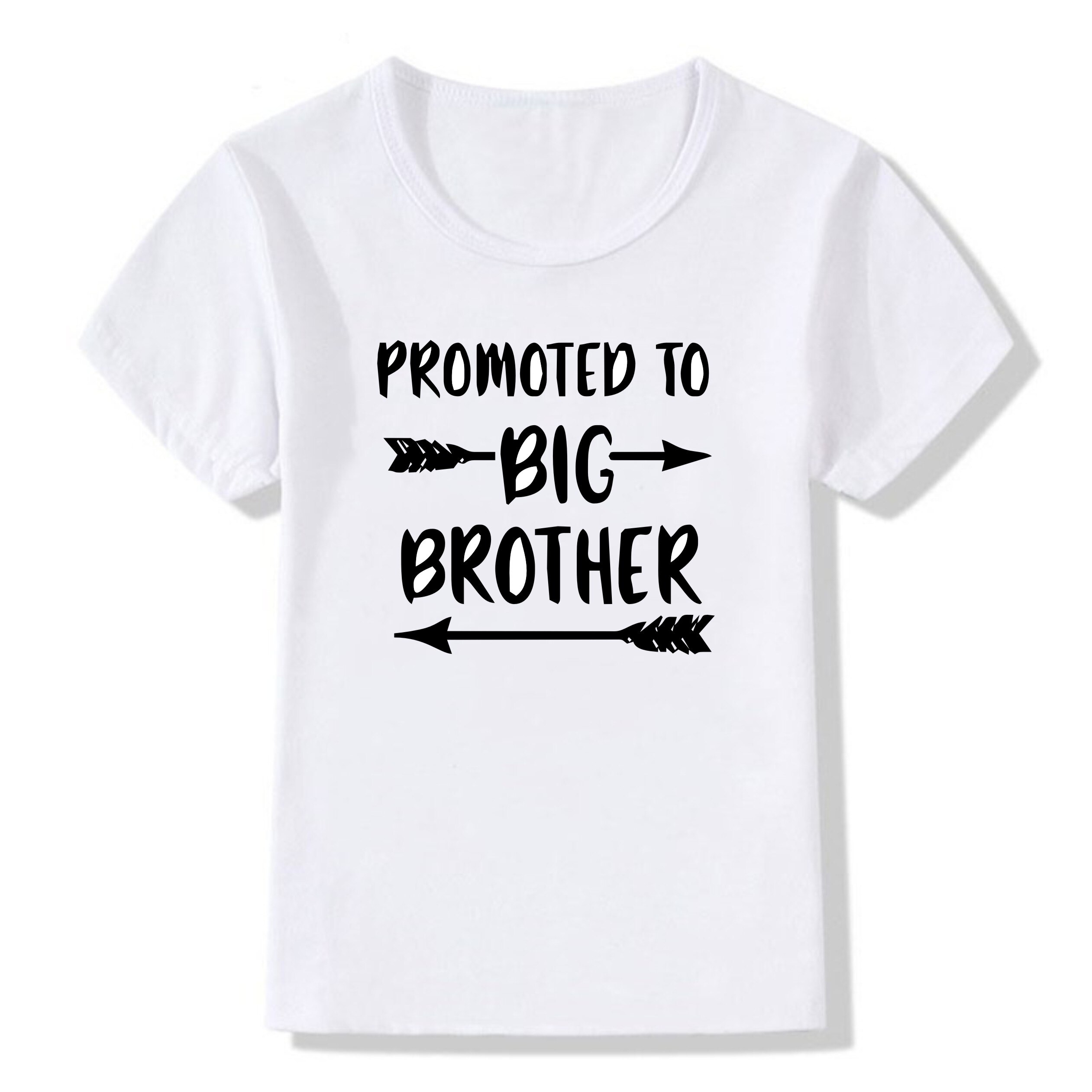 Gepromoveerd Tot Grote Brother Kids T-shirt Jongens Tops Zomer Korte Mouw Peuter Jongen Shirt Casual Kinderen Kleding Meisjes T-shirt