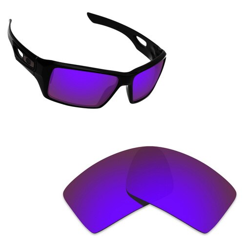 ToughAsNails Polarized Replacement Lenses for Oakley Eyepatch 2 Frame - Varieties: Purple Mirrored