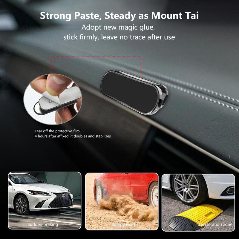 360 degrés rotatif magnétique voiture support de téléphone GPS voiture montage tableau de bord support pour iPhone Samsung Xiaomi support de téléphone