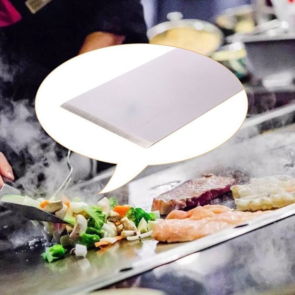 Stainless Steel Plastic Handle Cooking Spatula Kitchen Cookware Barbecue Tool BBQ Tools Kitchen Cooking Spatula