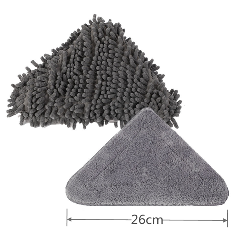 26cm kolmio chenille kangas pölymopin vaihtopäätyynyt isot lasinpuhdistus mikrokuitulakaisu rievut pyyhe lattia kotiasunto