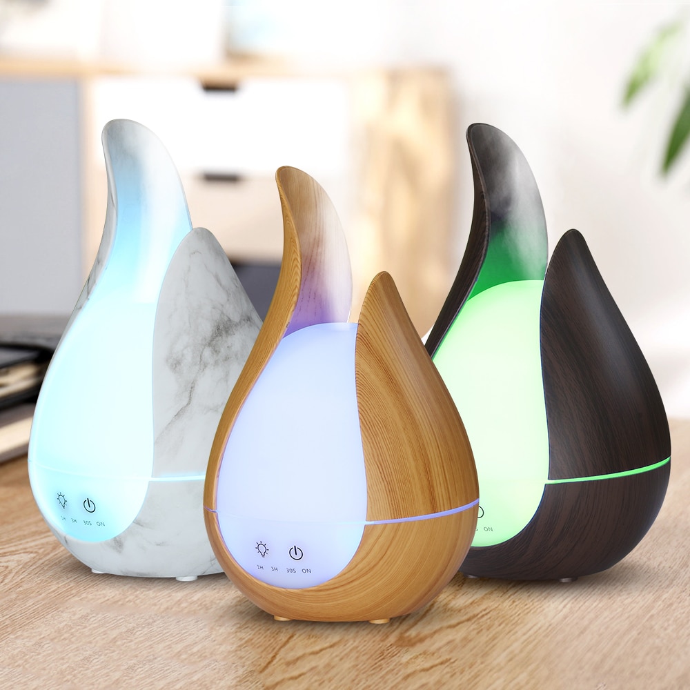 KBAYBO Luchtbevochtiger Aroma Essentiële Olie Diffuser 7 Kleuren LED nachtlampje cool mist maker Aromatherapie voor Home office slaapkamer
