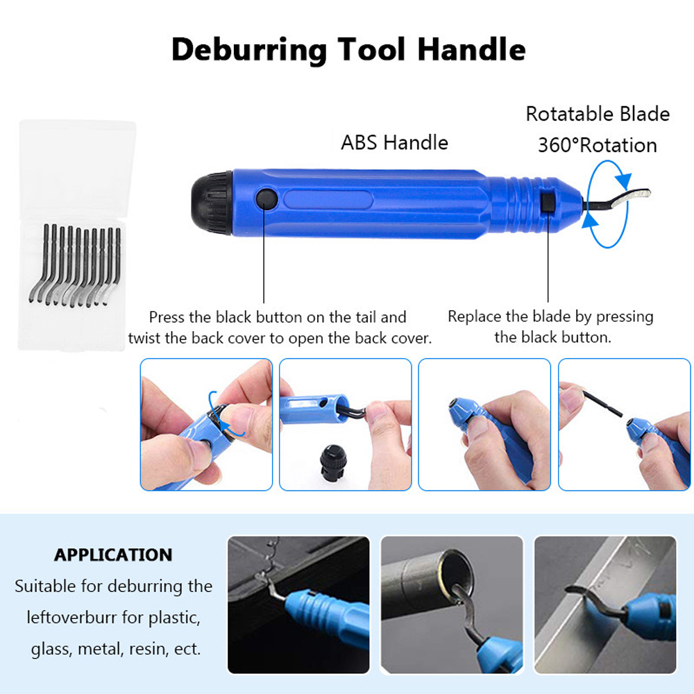 3D Printer Deburring Tools Trimming Knife Scraper Burr Wood Plastic Edge Cutter Spatula PLA ABS PETG Filament Model Pruning Kit