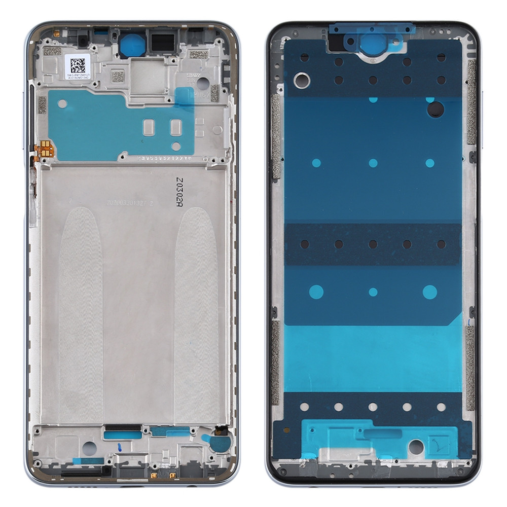 Cadre avant pour Xiaomi Redmi Note 9 Pro, châssis de support d&#39;écran, boîtier central pour Redmi Note 9S, plaque frontale