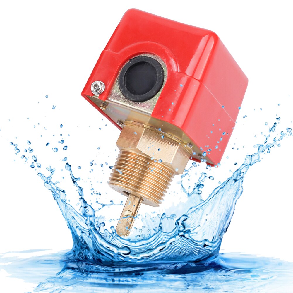 HFS-25 Full Automatic Multipurpose Paddle Replacement Red Flow Sensor Universal Plumbing Liquid Water 220V Control Switch Copper