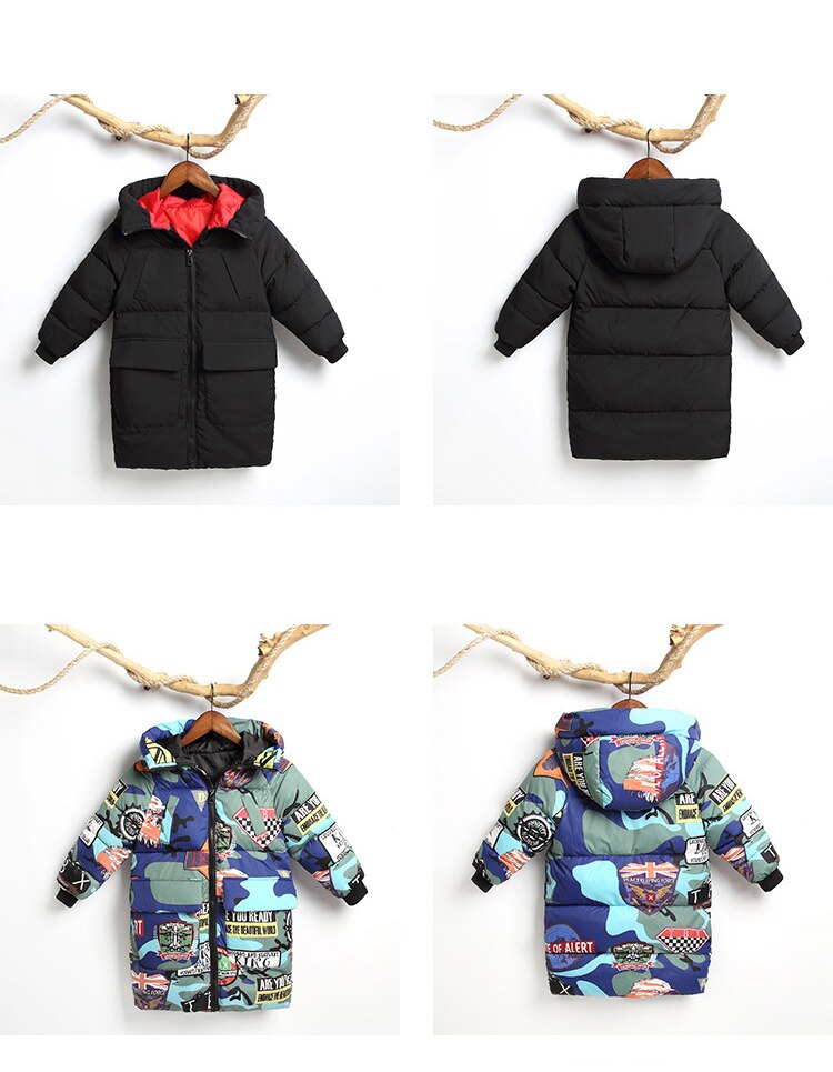 Kids Jacket Voor Jongens Vrouwen Winter Jas Jongen Jassen Kinderen Parka Beneden Katoen Bovenkleding Meisje Jas