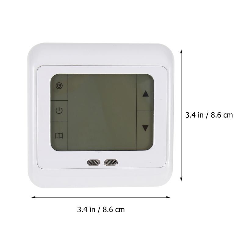 1pcs Thermoregulator Touch Screen Room Heating Thermostat Underfloor Heating For Electric Heating System Temperature Controller