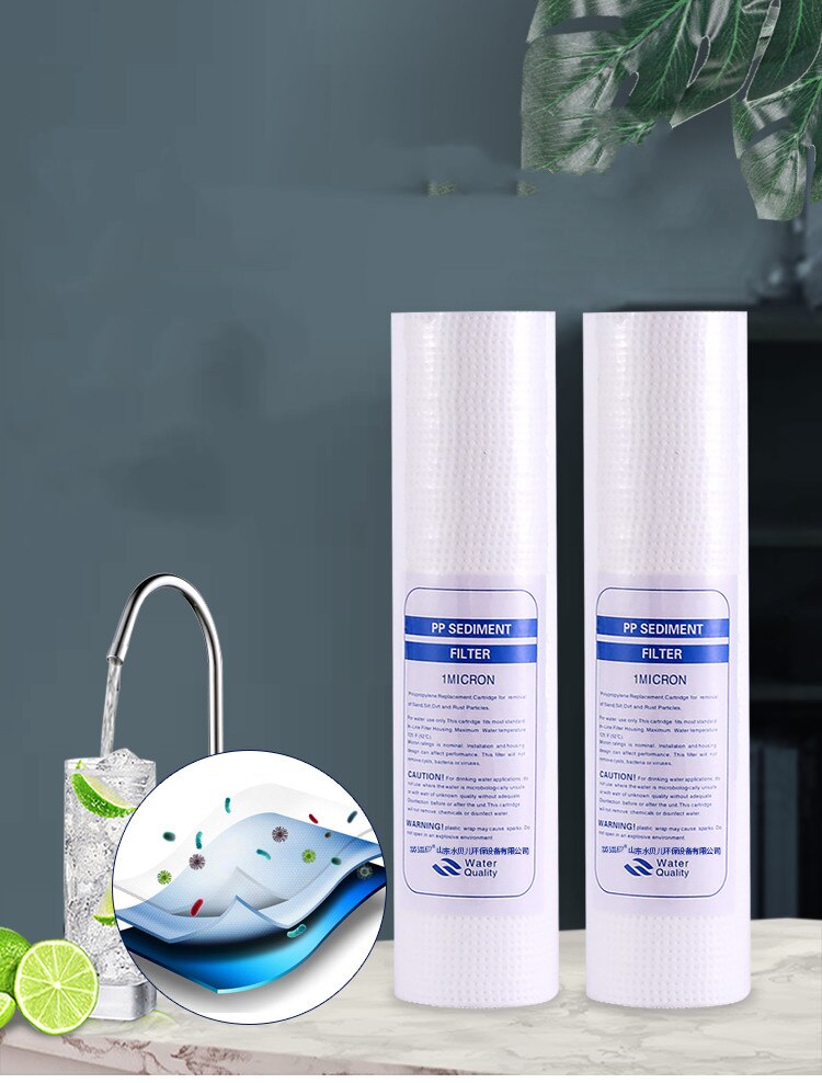 Real Haushalt Wasser Sediment Polypropylen Filter 10 &quot;1 Mikron Pp Wasser Ersatz Patrone Freies 3 teile/los